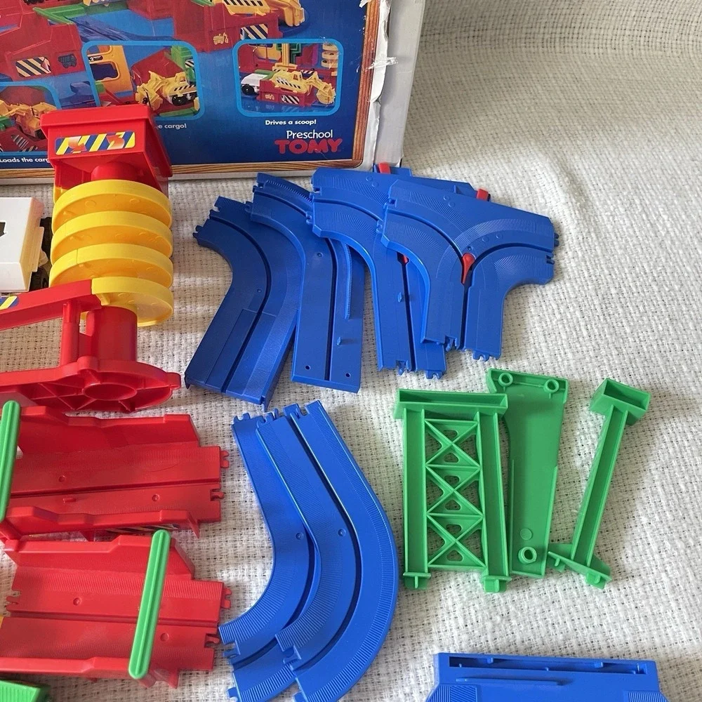 Tomy Big Big Loader Construction Set COMPLETE In Original Box 1994 Playset 5003